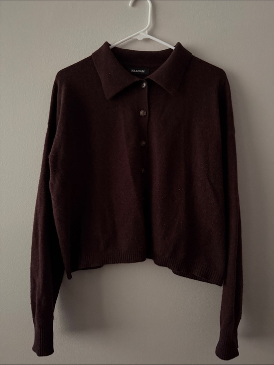 NAADAM Sweaters - NAADAM Oversized Cashmere Rugby Polo (medium)